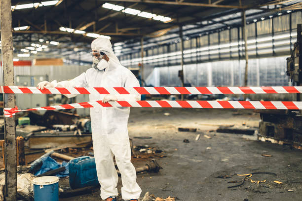 Professional Biohazard technician working in Ithaca, MI